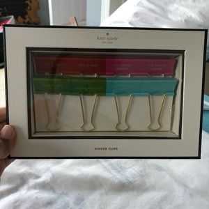 Adorable Kate Spade Binder Clips!